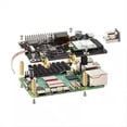 thumbnail image 5 of Para 5 PCIe A M.2 e KEY con PoE HAT+ Tarjeta de Expansión BE200 Tarjeta de Red Inalámbrica Tribanda para RPI 5, 5 of 5