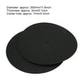 thumbnail image 3 of LHCER Vinyle Disque Mat, 2 pcs 12 Pouces Vinyle Disque Lecteurs Tourne-Disque Maison Protection Anti-Dérapant Mat Accessoires de Remplacement, Disque de Protection Mat, 3 of 8