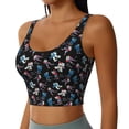 thumbnail image 2 of Balery Play Hockey Sujetadores deportivos con espalda cruzada para mujer, acolchados, sin costuras, de alto impacto, ideales para yoga, gimnasio, entrenamiento y fitness.-, 2 of 8