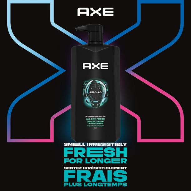 AXE Apollo Body Wash for All Day Freshness, Sage & Cedarwood, with