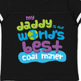 thumbnail image 4 of Inktastic World’s Best Coal Miner Daddy Boys or Girls Toddler T-Shirt, 4 of 5