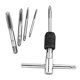 thumbnail image 2 of Juego de 6 machos de roscar, llave inglesa, herramienta de roscado, destornillador M3-M8, soporte para machos de roscar, herramienta manual, tapón métrico de rosca, machos de roscar, 2 of 5