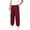 Wine, variant on LckLvx Boys Cargo Pants Elastic Waist Jogger Pants with Multi Pockets School Daily Sweatpants
