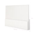thumbnail image 5 of Folding Retractable Paper Room Divider Panel 63" High x 118" Wide, Portable Privacy Screen Partition Wall for Room Separation, Suitable for Various Scenarios, Offices, Party, Background, Salon, 5 of 5