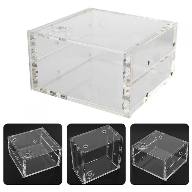 Tbest Convenient Water Cooling Reservoir, Water Cooler Tank, Transparent Stable Practical For Computer Desktop