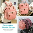 thumbnail image 7 of IsEasy Diaper Bag Backpack, Multifunction Travel Back Pack Maternity Baby Changing Bags, Large Capacity, Pink, 7 of 7