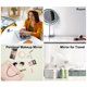 thumbnail image 5 of Espejo de maquillaje recargable con luces Unique Bargains rosa 22x17x2.5cm, 5 of 7