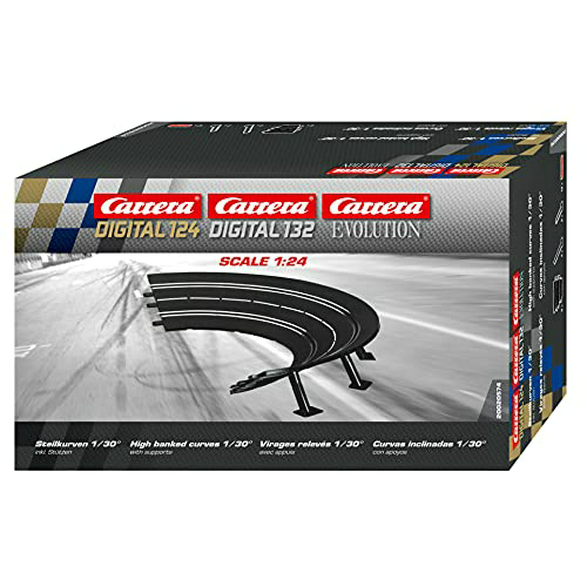 Carrera 20574 1/30 High Banked Curve 6-Piece Track Add-on Accessory Parts  for Digital 124/132 and Evolution | Walmart Canada