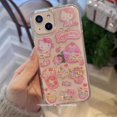 thumbnail image 4 of Sanrio-funda de teléfono de Hello Kitty, carcasa a prueba de golpes, Cinnamoroll, Kuromi My Melody, para Iphone 11, 12, 13, 14, 15, Mini Pro Max, X, Xs, Xr Plus, 4 of 5