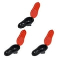 thumbnail image 1 of Transemion Toilette Portable Pliable pour Usage Temporaire sur Chantiers Rouge Ensemble de 3, 1 of 1