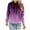 Light Purple, variant on Fmbrln Womens Hooded Sweatshirts Fall Winter Plus Size Long Sleeve Fleece Hoodies Fashion Casual Gradient Pullover Tops