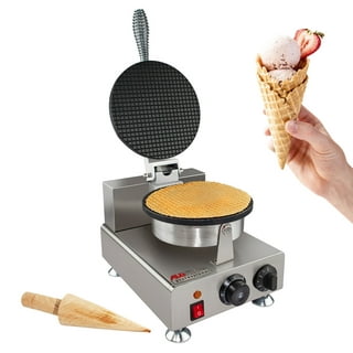  Waffle Cone and Bowl Maker for Homemade Ice Cream Cones -  Includes Shaper Roller & Bowl Press - Electric Nonstick Waffler Iron  Machine, Holiday Dessert Fun, Unique Birthday Gift Treat for