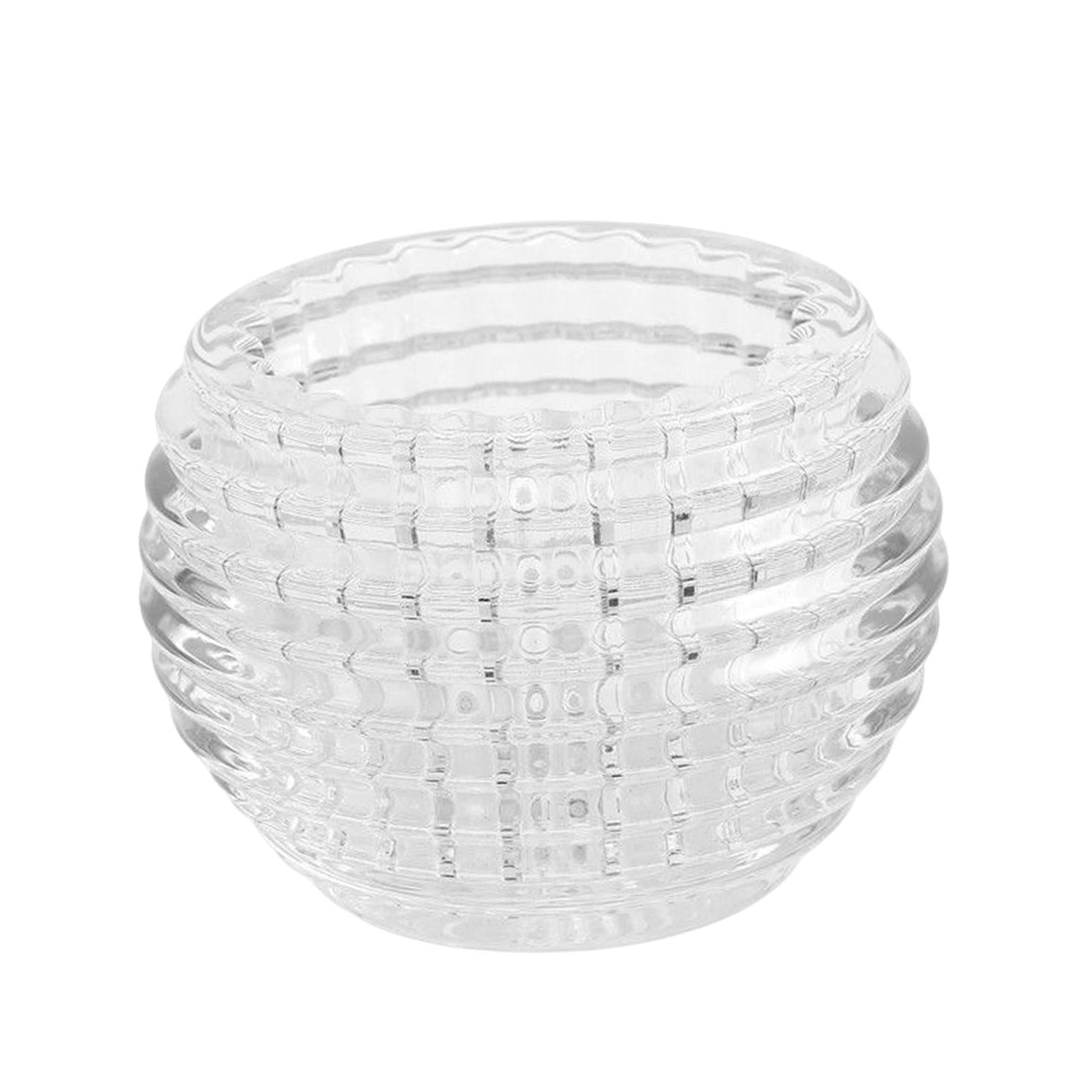 Romantic Glass Candle Holder, Glass Candlestick Tea Light Holder Craft