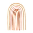 thumbnail image 2 of Scarvey, Emma 25x32 White Modern Wood Framed Museum Art Print Titled - Terre Cotta Rainbow II, 2 of 4