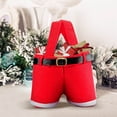 thumbnail image 3 of Wadada Christmas Candy Bags, Large Christmas Candy Basket Wine Holders Santa Pants Gift and Treat Bags with Handle Portable Candy Gift Wrap for Christmas Decor (14x9.8 inch), 3 of 3