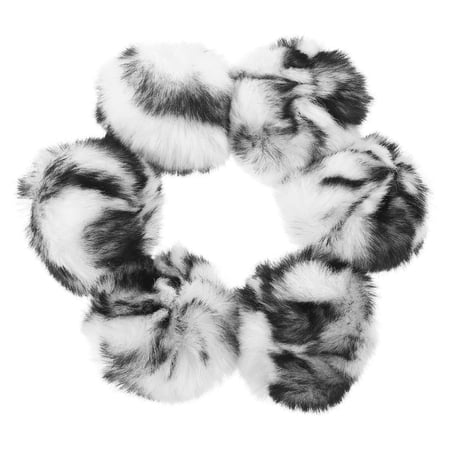 TITINICE 6Pcs Cat Chewing Balls Plush Round Pattern For Indoor Play