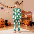 thumbnail image 4 of NOLDARES Kids Pajamas for Girls Cotton Sleepwear Toddler Clothes Halloween Outfit, 4 of 8