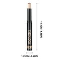 thumbnail image 3 of Wrinkle-Proof Matte Eyeshadow Stick with Built-in Mixing Brush, 8 Strong Colors, Long-Lasting Creamy Formula for Day and Night Use, Waterproof & Crease-Proof, Perfect for All Skin Types, 3 of 5