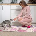 thumbnail image 3 of Pioneer Flower Floral Print Pattern Kitchen Rugs Sets Of 2,Anti Fatigue Kitchen Mat Rugs Non Slip Washable,Decorative Kitchen Floor Mats for Kitchen,Sink,Laundry,17"x30"+17"x47", 3 of 7