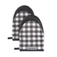 thumbnail image 1 of Juego de 2 guantes de cocina KitchenAid Gingham Onyx Black, 1 of 1
