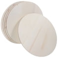 thumbnail image 5 of FRCOLOR 10pcs Unfinished Wood Craft Bases for DIY Projects Round Wooden Tags for Home Decor Graffiti and Writing Suitable for presents and Creative Decorations, 5 of 8