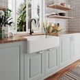 thumbnail image 4 of DeerValley DV-1K119W Single Bowl Farmhouse Kitchen Sink with Grid and Strainer ( 33" L x 20" W x 10" H ), 4 of 11
