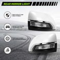 thumbnail image 2 of Cubierta del Espejo Retrovisor de la Lámpara de Señal de LED del Coche para Land Cruiser 200 2008-2021 Land Cruiser Prado 150 2010-2021, 2 of 9