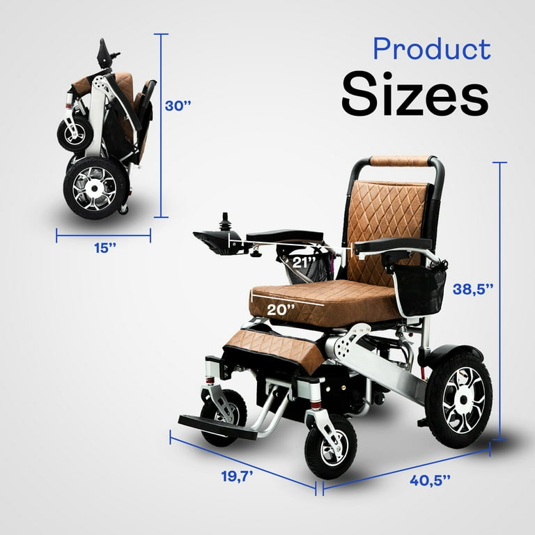 Alton Mobility Wolf Electric Wheelchair, Foldable, 330 lbs