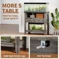 thumbnail image 6 of Huisuilinss Fish Tank Stand,20 Gallon Aquarium Stand With Charging Station,660LBS Terrarium Stand Rack With Drawers & Open Storage For Reptile Turtle Tank,For Home Office, 6 of 7