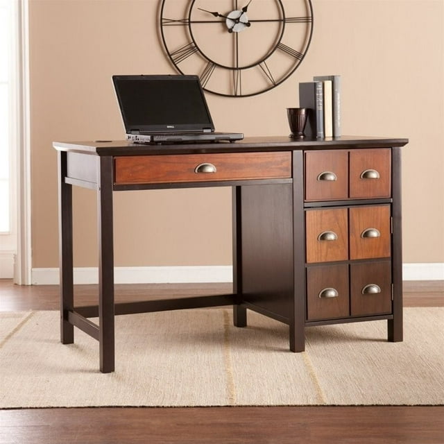 Southern Enterprises Hendrik Apothecary Desk in Espresso