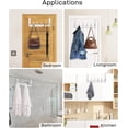 thumbnail image 7 of Over The Door Hooks, Door Hanger Hooks for Hanging, Over The Door Towel Racks for Bathroom with 12 Coat Hooks, Coat Rack Over The Door Organizer, Towel Holder Bathroom Accessories, 7 of 7