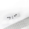 thumbnail image 3 of Estante para inodoro de una sola capa, estante de almacenamiento para baño y cocina montado en la pared directo de fábrica, estante perforado de 25cm, 3 of 3