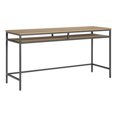 thumbnail image 1 of Scranton & Co 60" Writing Desk in Graphite Gray Frame and Brown Oak Top, 1 of 10