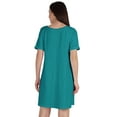 thumbnail image 5 of Inkmeso Swing Dress With Pockets Summer Cotton Tunic Tshirt Dress For Women, 5 of 7