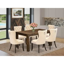 East West Furniture 7 Piece Dining Room Set