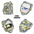 thumbnail image 5 of FORMRS Mini Backpack Purse for Women Travel Daypack Casual Shoulder Bag, Retro Beige Lemon, 5 of 7