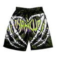 thumbnail image 5 of Pantalones cortos clásicos de playa con calavera para hombre y mujer, Shorts de gimnasio con estampado de mano de esqueleto a la moda,, 5 of 5