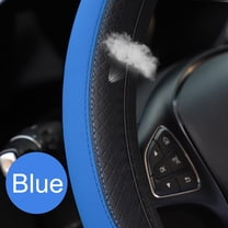 Deyuer Steering Wheel Cover,Classic Non-Slip Breathable Wheel Protector Universal 15 Inch Fit
