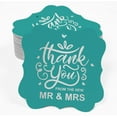 thumbnail image 2 of Inkdotpot Real Silver Foil Bracket Shape Paper Hang Tags Thank You From The New Wedding Favor Tags Pack Of 100, 2 of 7