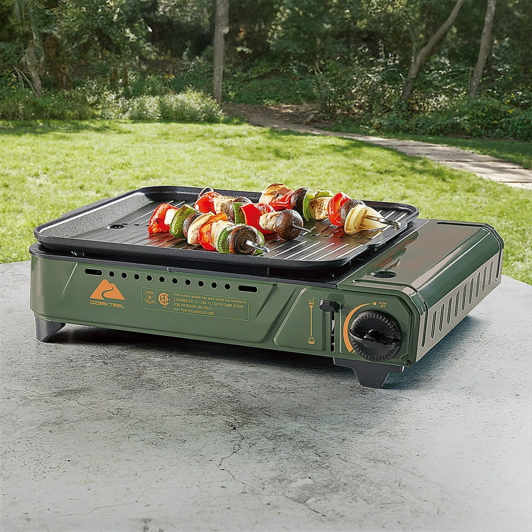 Portable Gas Stove Ozark Two Burner Camp Stove Ozark-Trail Outdoor