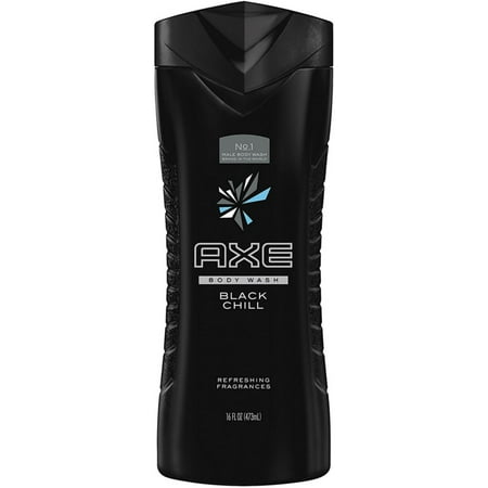 6 Pack - Axe Body Wash, Black Chill 16 oz