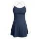 thumbnail image 4 of WILLBEST Trajes de Baño Mujer Completo Trajes de Baño Acanalados Para Mujer Vestido de Baño Tirantes Ajustables Traje de Baño Con Bolsillos 2661, 4 of 8