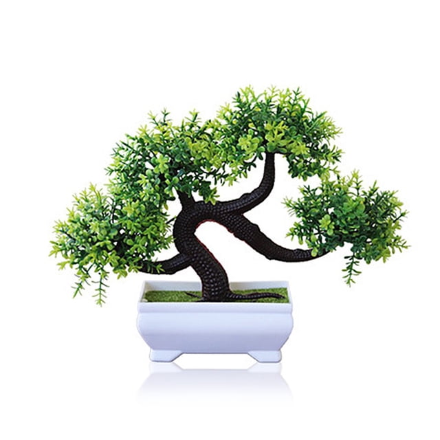 Vokmon Decorative Pot with Artificial Plant Simulation 5 4 2 3 Grass Ball Bonsai Home Decorative Flower Ornament Whisker Tree