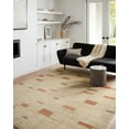 thumbnail image 2 of Loloi Bowery BOW-02 Tangerine / Taupe Geometric Area Rug 2'-3" x 7'-6", 2 of 2