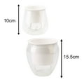 thumbnail image 7 of Travelwant 2Packs Garden Self Watering Plastic Plant Pot, Pretty Transparent Look- Time-Saving Functional Plant Pot - African Violets, Orchid, Flower Pot Container, 7 of 7