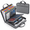 Gray-14.25" x 10.45" x 2",Colorful, variant on Accordion File Organizer With Lock Document