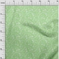 thumbnail image 2 of oneOone Cotton Flex Light Green Fabric Asian Floral Block Craft Projects Decor Fabric Printed By The Yard 40 Inch Wide, 2 of 3