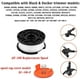 thumbnail image 4 of Bobinas de hilo para bobinas de desbrozadoras Black & Decker, hilos de nailon, 9 m de longitud, bobinas de diámetro de hilo de 1,65 mm + 1 tapón + 1 resorte para desbrozadoras Black + Decker, 4 of 5