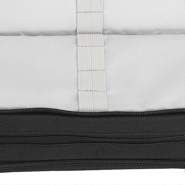 Pencil Case Multipurpose Large Capacity Pencil Bag Portable Canvas Pencil Pouch for School Office Library Black