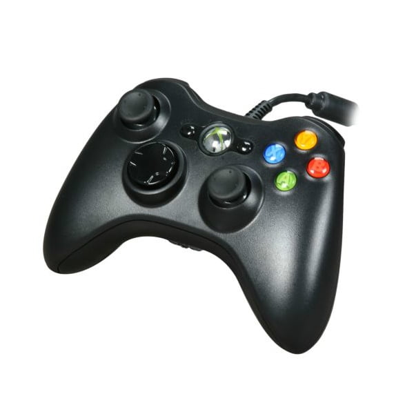 Microsoft Xbox 360 9' Wired Gaming Controller (Refurbished) Walmart